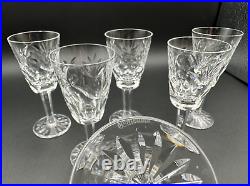 Stunning Set of 6 WATERFORD CRYSTAL Ashling (Cut) Sherry Glasses MINT