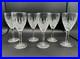Stunning Set of 6 WATERFORD CRYSTAL Castlemaine(Cut) Claret Wine Glasses Mint