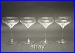 Stunning Vintage Set of Four Wedgwood Vera Wang- Sequin Champagne Saucer