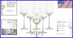 Stylish Crystal Champagne Flutes Set of 6