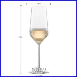 Stylish Crystal Champagne Flutes Set of 6