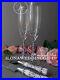 Swarovski Crystal Personalized Wedding Toast Glass Bling Sparkle Romantic Custom