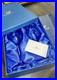 Swarovski Crystal Wine Glasses Set of 2 Elegant Stem Crystal Base Original Box