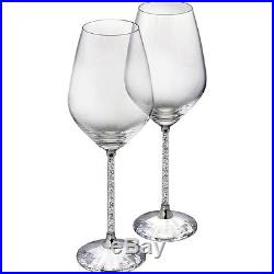 Swarovski Crystal Wine Glasses (set of 2)
