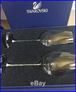 Swarovski Crystal Wine Glasses set of two