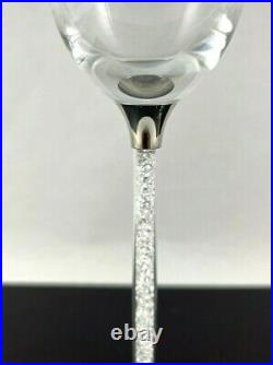 Swarovski Crystalline Set of 2 Toasting Champagne Flutes New in Box 0255678 COA