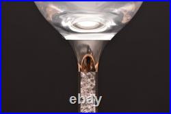 Swarovski Crystalline Toasting Flutes Set Champagne Crystal Glasses W BOX