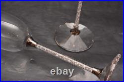 Swarovski Crystalline Toasting Flutes Set Champagne Crystal Glasses W BOX