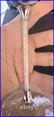 Swarovski Crystalline Toasting Flutes Set, New No Box