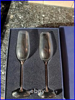 Swarovski Crystalline Toasting Flutes (Set of 2) Designer Steven Weinberg 255678