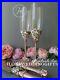 Swarovski Personalized Wedding Toast Glass Elegant Luxury Bling Sparkle Custom