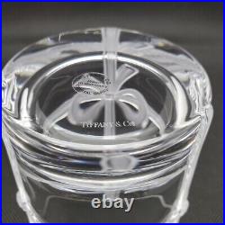 TIFFANY Pair Glass Set Ribbon Bow Glass Tumbler Glass Clear 215ml Japan New