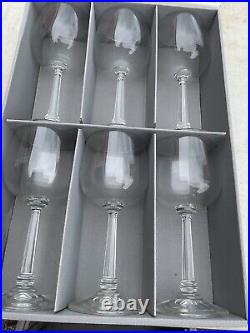 The Home Collections Wine Lead Free Crystal Set 6 Glasses 11 Oz. NIB