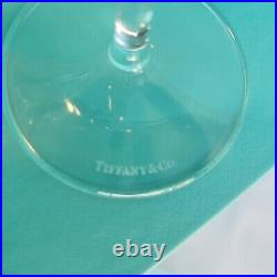 Tiffany & Co 2 Champagne brute flutes christal 9,5 made in Italy box shopper