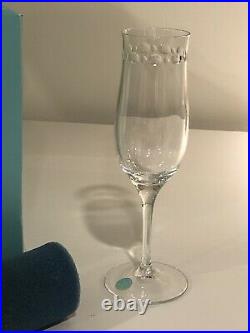 Tiffany & Co Champagne Flutes. Still in Box with Original Packing Set Of SIX (6)