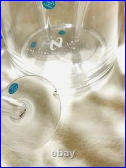 Tiffany & Co Crystal Glass Champagne Flute Set of 6 & Ice Bucket Hard To Find