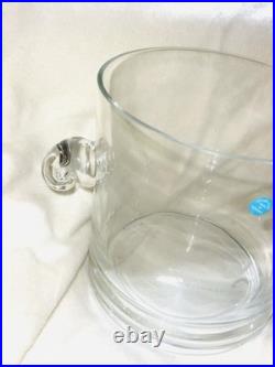Tiffany & Co Crystal Glass Champagne Flute Set of 6 & Ice Bucket Hard To Find