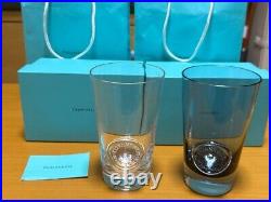 Tiffany & Co. Crystal Rock Glass Tumbler seal water glass highball glass set