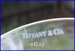 Tiffany & Co. Crystal Wine Glasses Starcut Pattern Set of 5 Star Cut