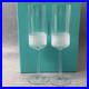 Tiffany & Co Diamond Point Champagne Flutes Set of 2, Rare & Retired