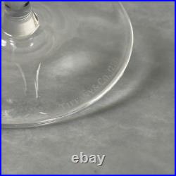 Tiffany & Co Diamond Point Champagne Flutes Set of 2, Rare & Retired