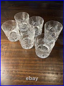 Tiffany & Co. RCR Double Old Fashioned Low Ball Crystal Glass Lot Of 6