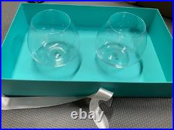 Tiffany & Co. Thumbprint Brandy Snifters set of 2 brand new IN BOX 69683029