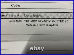 Tiffany & Co. Thumbprint Brandy Snifters set of 2 brand new IN BOX 69683029