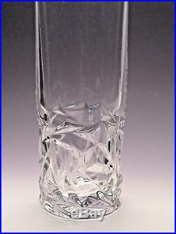Tiffany & Company Fine Crystal set of 6 Rock Cut Tumbler Glasses
