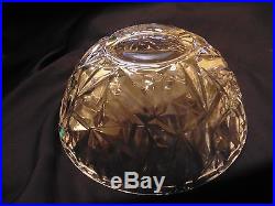Tiffany Rock Cut Crystal Fruit Bowl Set, 1-9Bowl, 6-6Bowls Rock Cut Crystal
