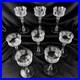 Tiffin Glass Co Etched Rose Cordial Glass 15074 Set of 8 Crystal 5.5Very Small
