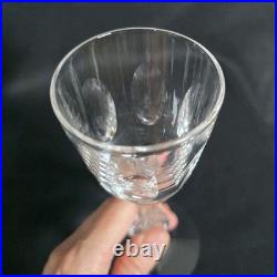 Tiffin Mirage Claret Wine Glasses Set of 6 Heavy Crystal Vintage Stemware MCM