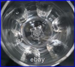 Tiffin Mirage Claret Wine Glasses Set of 6 Heavy Crystal Vintage Stemware MCM