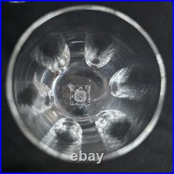 Tiffin Mirage Claret Wine Glasses Set of 6 Heavy Crystal Vintage Stemware MCM