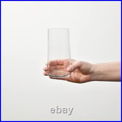 Transparent Glassware Set, 18.3 oz, Dishwasher Safe