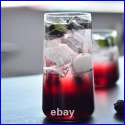 Transparent Glassware Set, 18.3 oz, Dishwasher Safe