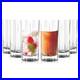 Traze Tom Collins Crystal Cut Glasses Set of 6 11.5 Oz