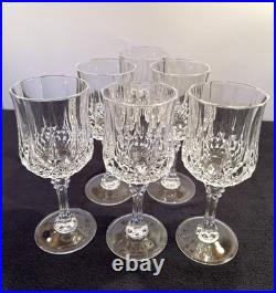 Uncommon 25-Piece Vintage Cristal d'Arques Longchamp Tableware Set