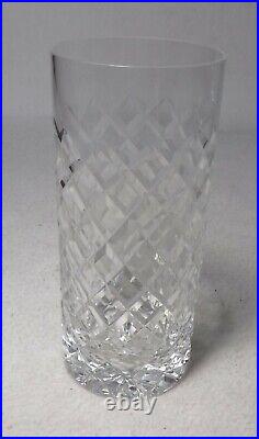 Unknown Mfg crystal UNK3166 CRISS CROSS 23-piece LOT Waters Wines Tumblers