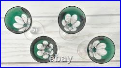 VAL SAINT LAMBERT GEVAERT TCPL SET OF 11 Cordial Glasses RAREVINTAGEPRISTINE