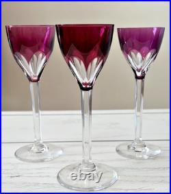 VAL SAINT LAMBERT GEVAERT TCPL SET OF 11 Cordial Glasses RAREVINTAGEPRISTINE