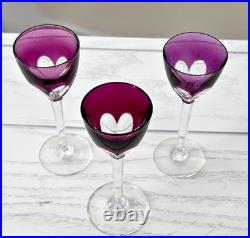 VAL SAINT LAMBERT GEVAERT TCPL SET OF 11 Cordial Glasses RAREVINTAGEPRISTINE