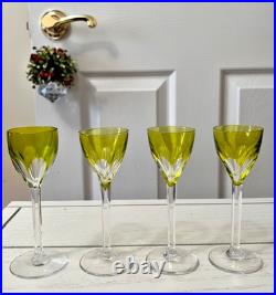 VAL SAINT LAMBERT GEVAERT TCPL SET OF 11 Cordial Glasses RAREVINTAGEPRISTINE