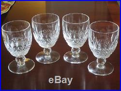 VINTAGE Set 4 Waterford Ireland Crystal COLLEEN Water Goblets 5 1/8 8 oz