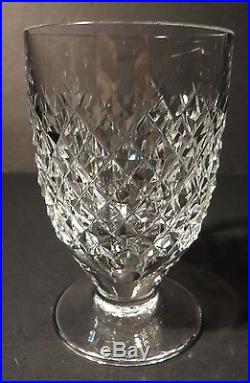 VINTAGE Waterford Crystal ALANA (1952-) Set of 4 Footed Juice Glasses 3 7/8
