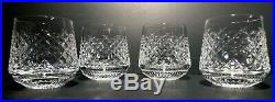 VINTAGE Waterford Crystal ALANA (1952-) Set of 4 Roly Poly Old Fashion 3 1/2