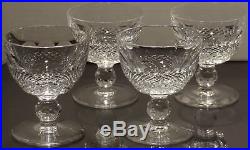 VINTAGE Waterford Crystal COLLEEN (1953-) Set 4 Liquor Cocktail 3 1/2 IRELAND