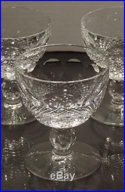 VINTAGE Waterford Crystal COLLEEN (1953-) Set 4 Liquor Cocktail 3 1/2 IRELAND