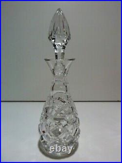 VINTAGE Waterford Crystal GLANDORE (1983-) Oil & Vinegar Cruet Set 8 IRELAND