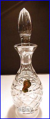 VINTAGE Waterford Crystal GLANDORE (1983-) Oil & Vinegar Cruet Set 8 with Tray